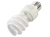 TCP 14W Cool White Spiral CFL Bulb, E26 Base (3-Pack)