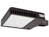 Maxlite Dimmable 1,000 Watt Equivalent, 310 Watt Kelvin Selectable (3000K/4000K/5000K) Slim LED Area Light Fixture With Swivel Bracket Mount, Type V, Title 24 Compliant, C-Max Compatible