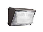 Dimmable Forward Throw LED Wallpack Fixture, Wattage and Color Selectable, 250 Watt HID Equivalent