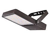 Maxlite 750 Watt HID Equivalent, Wattage Selectable (150W/180W/200W) and Color Selectable (3000K/4000K/5000K) Slim LED Flood Light Fixture With Yoke Mount