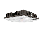 Dimmable LED Low-Profile Canopy Fixture, Wattage and Color Selectable