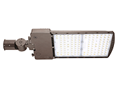 Dimmable LED Area Fixture With Slipfitter Mount, Type III, Wattage Selectable (120W/180W/240W/300W) & Color Selectable (3000K/4000K/5000), 1000 Watt Equivalent