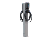 FLO CoRe+ Pedestal for Single or Dual Mount 30a Charger Includes Concrete Mounting Kit