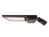 Maxlite Slim LED Area Fixture With Slipfitter Mount, Dimmable, Wattage & Color Selectable, Type III, 277-480V, C-Max Compatible, 400 Watt HID Equivalent