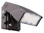 Halco Adjustable LED Wall Pack Wattage (60/70/80W) & Color Selectable Includes Photocell