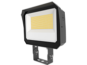 Archipelago LED Flood Fixture Wattage (100/120/150W) and Color Selectable With Photocell and Yoke Mount Included