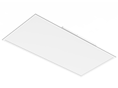 Archipelago 2x4 Flat Panel LED Fixture Wattage and Color Selectable Includes Control Ready Port and Emergency Battery Backup