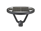 Light Efficient Design Solera Off-Grid Solar LED Post Top Fixture 3000K Includes Three Operating Modes, Photocell, & Motion Sensor