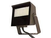 Maxlite Slim LED Flood Fixture Adjustable Wattage (10/15/20W), Color, & Beam Angle Includes Photocell, Knuckle, & Yoke/Trunnion Mount