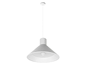 Westgate 25 Watt 12 Inch Dimmable LED Pendant Fixture With Selectable CCT, 120 Volt, White Finish