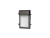 LED Slim Forward Throw LED Wall Pack Wattage (16/27/32/40W) and Color Selectable Includes Photocell