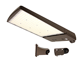 Maxlite AE Switch Series Area Light Wattage (200/250/300W), Color (3/4/5K), and Beam Angle (Type III/IV/V) Selectable with Control Ready Port, Flexible Arm, & Slipfitter Included