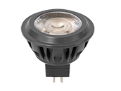 Brilliance Dimmable 7W MR16 LED Bulb, Includes 4 15/30/60/120 Degree Swappable lenses, 8V-25V, 3000K