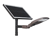 Light Efficient Design Solera G3 Solar LED Area Light 30W Color Selectable with T-Bracket Tenon Mounting, Photocell, & Motion Sensor