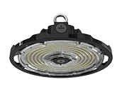 TCP UFO High Bay Fixture High Voltage Adjustable Wattage (115/160/200W) & Color Includes Control Ready Port 347-480V