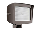 Westgate LF4MAX Series LED Flood Fixture High Voltage Adjustable Wattage (75/100/150W), Color, and Beam Angle Includes Yoke/Trunnion Mount and Photocell 480V