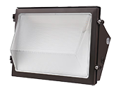 Eiko Forward Throw LED Wall Pack High Voltage Adjustable Wattage (90/105/120W) and Color 277-480V