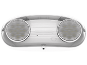 Emergency Backup Dual Head LED - Wet Location, IP65, UL924, 6500K, 2.4W, 400LM - Keystone