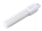 Halco 9.5W Dimmable LED Double Tube Omni-Directional Plug-In Lamp G24Q 4-Pin Base, Color Select, Hybrid Power