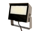 Maxlite Slim LED Flood Fixture Adjustable Wattage (45/50/60W), Color, & Beam Angle Includes Photocell, Knuckle, & Yoke/Trunnion Mount