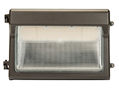 Keystone XFiT Slim LED Wall Pack Wattage (55/70/80W) and Color Selectable With Photocell 10-Year Warranty