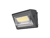 Contractor Choice LED Forward Throw Wall Pack Fixture Selectable Wattage (40/60/80/100W), Color (3/4/5K), and Beam Angle (0/15/30/45°) With Photocell 120-277V