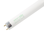 Satco 17 Watt T8 Fluorescent Tube, 5000K Soft White, 85 CRI, Medium Bi Pin base (Case of 30)
