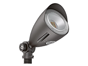 Halco LED Bullet Flood 10W 60° Wide Beam 3000/4000/500K Selectable Knuckle Mount Bronze Finish