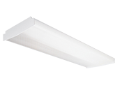 Wraparound Fixture for Four Fluorescent F32T8 Bulbs